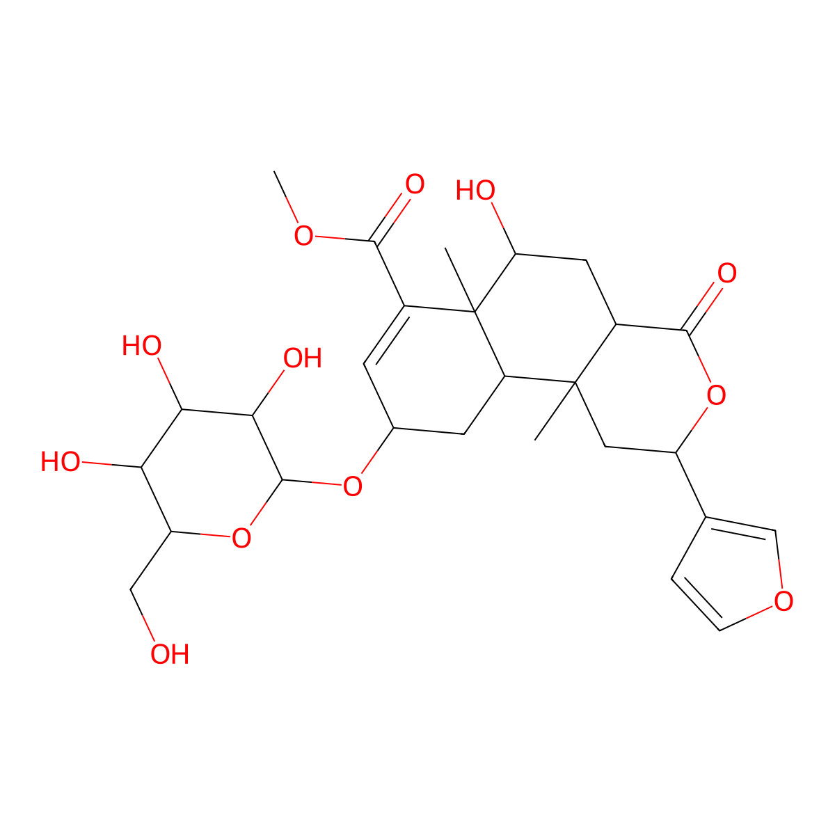 Tinosporoside A molecular structure, CAS 2244777-15-7