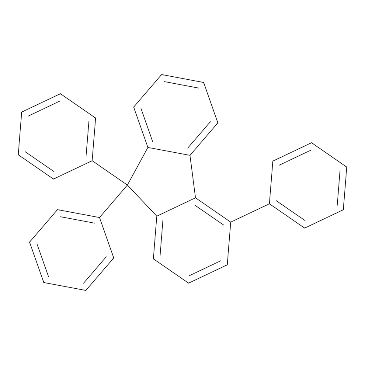 4,9,9-Triphenyl-9H-fluorene molecular structure, CAS 2244942-57-0