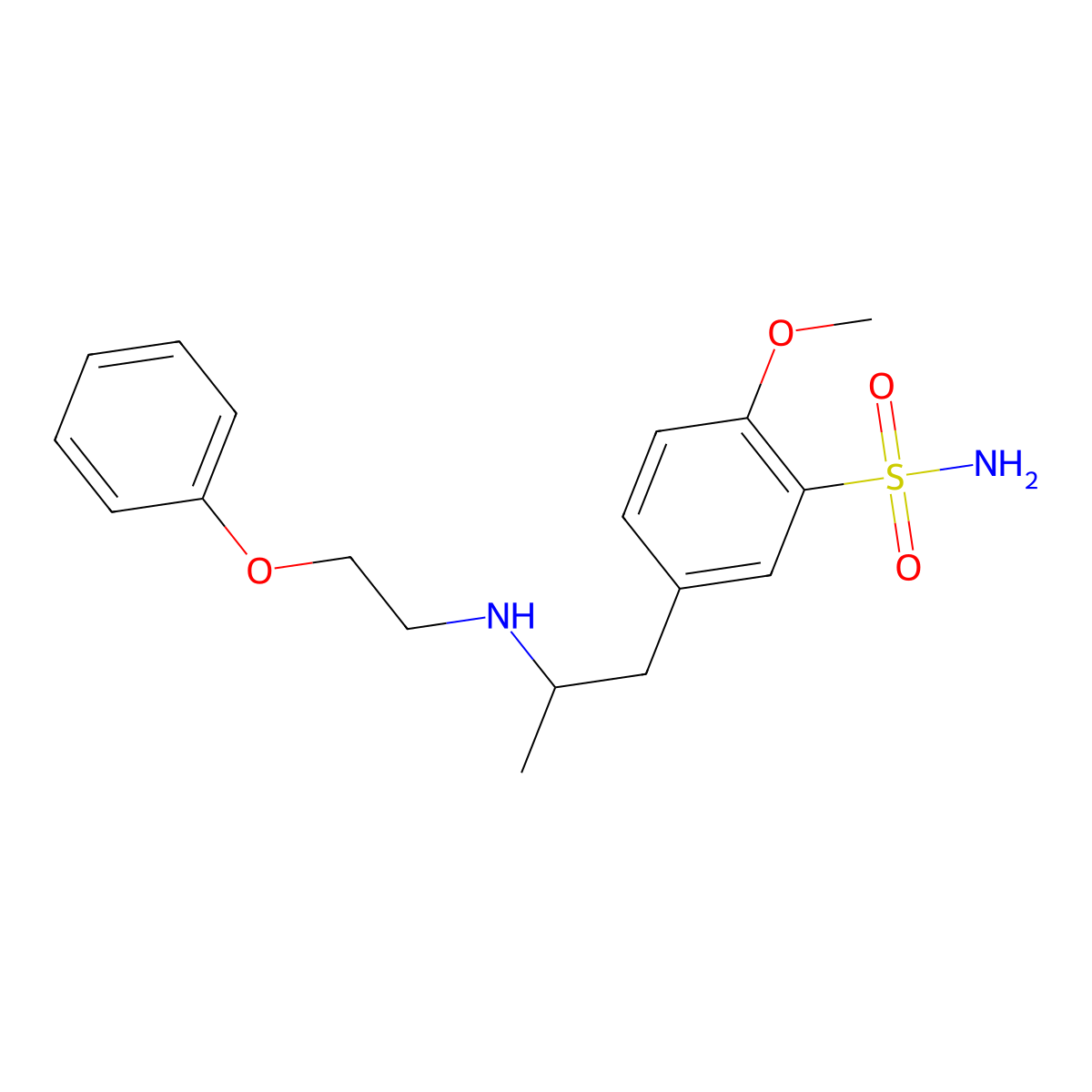 De-O-ethoxy Tamsulosin molecular structure, CAS 2244986-82-9
