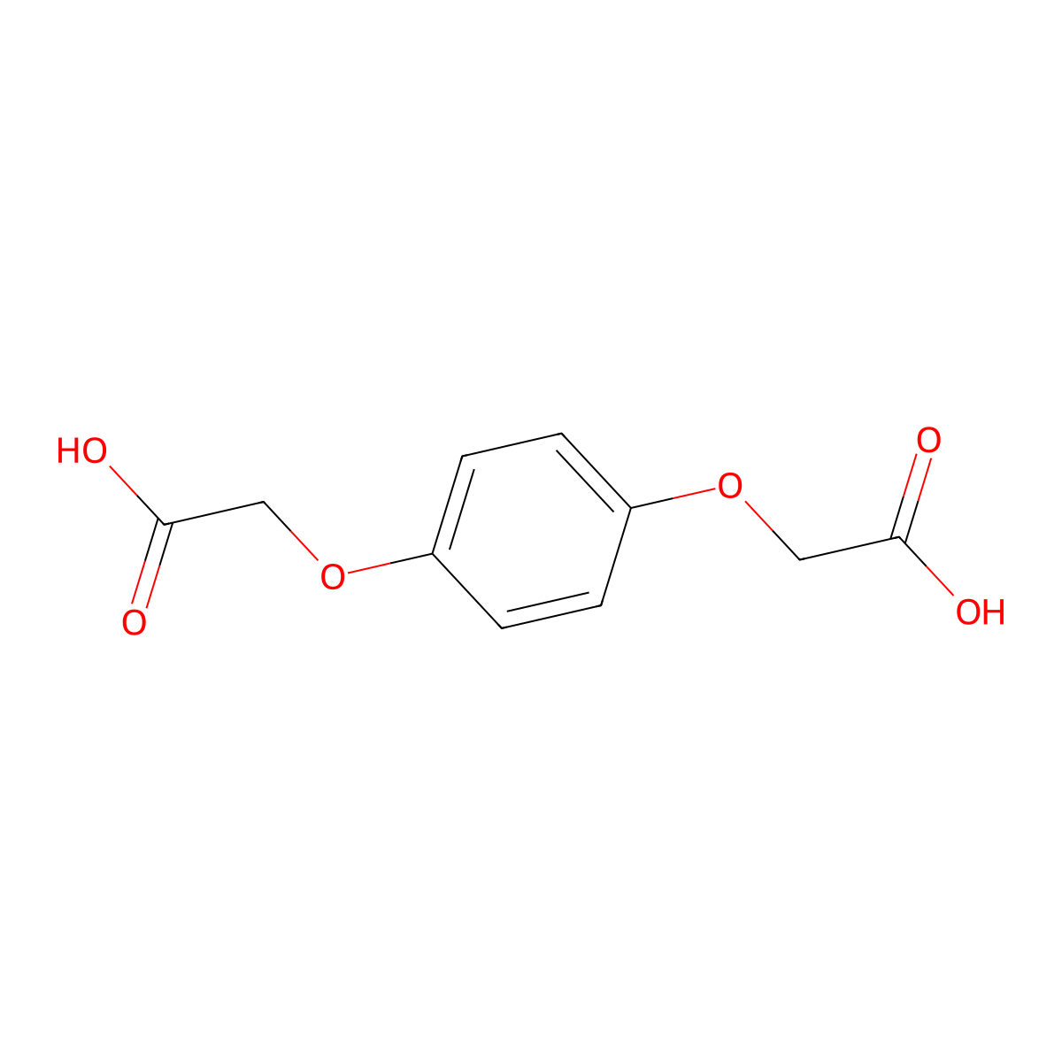 1,4-Phenylenedioxydiacetic acid molecular structure, CAS 2245-53-6