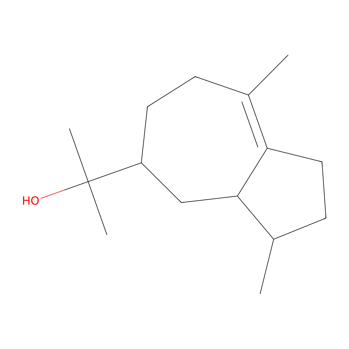 Bulnesol molecular structure, CAS 22451-73-6
