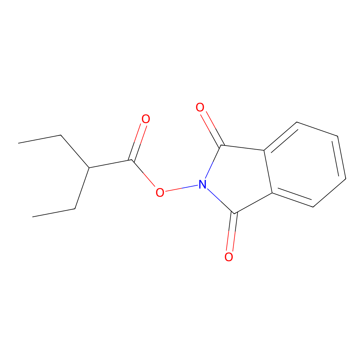 1,3-Dioxoisoindolin-2-yl 2-ethylbutanoate molecular structure, CAS 2245137-17-9