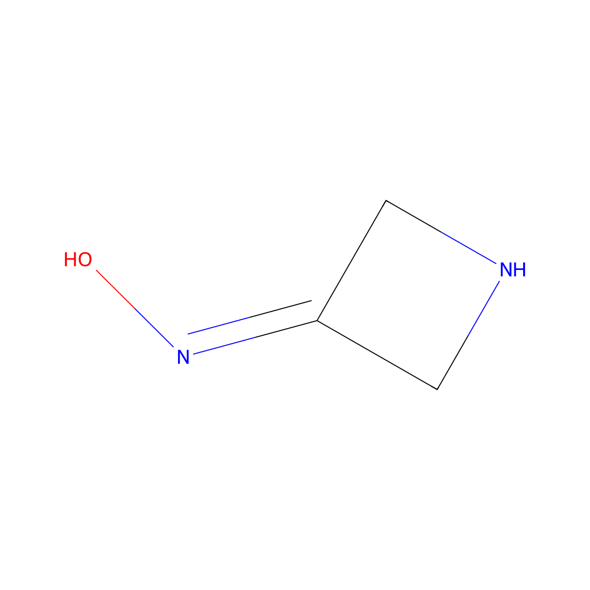 N-(azetidin-3-ylidene)hydroxylamine molecular structure, CAS 2245187-69-1