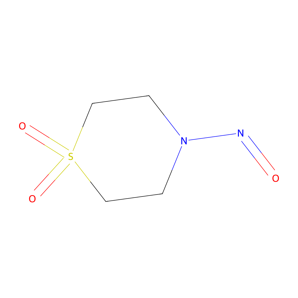 4-Nitroso-1lambda6-thiomorpholine-1,1-dione molecular structure, CAS 2245709-19-5