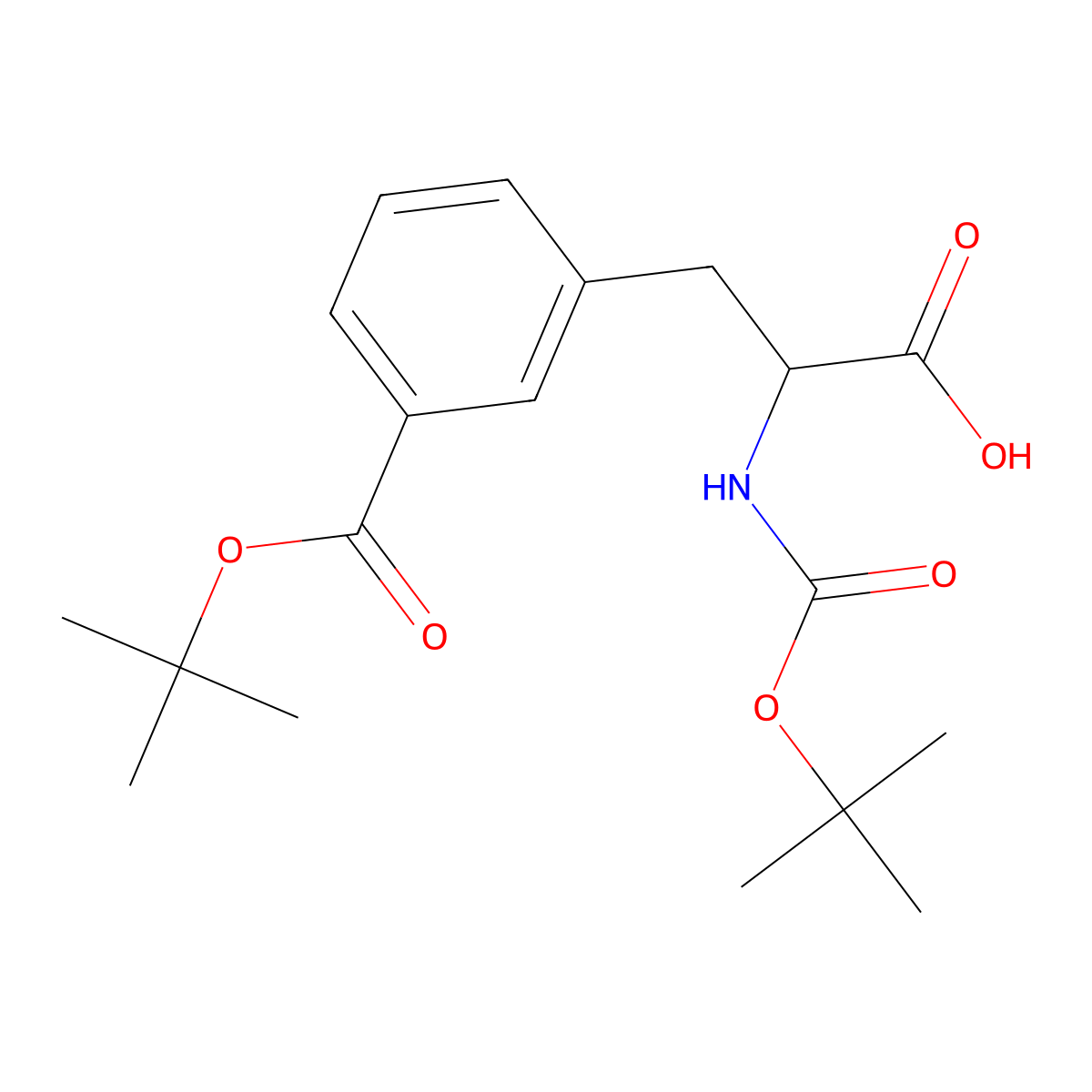 N,3-Bis-Boc-L-phenylalanine molecular structure, CAS 2245801-13-0