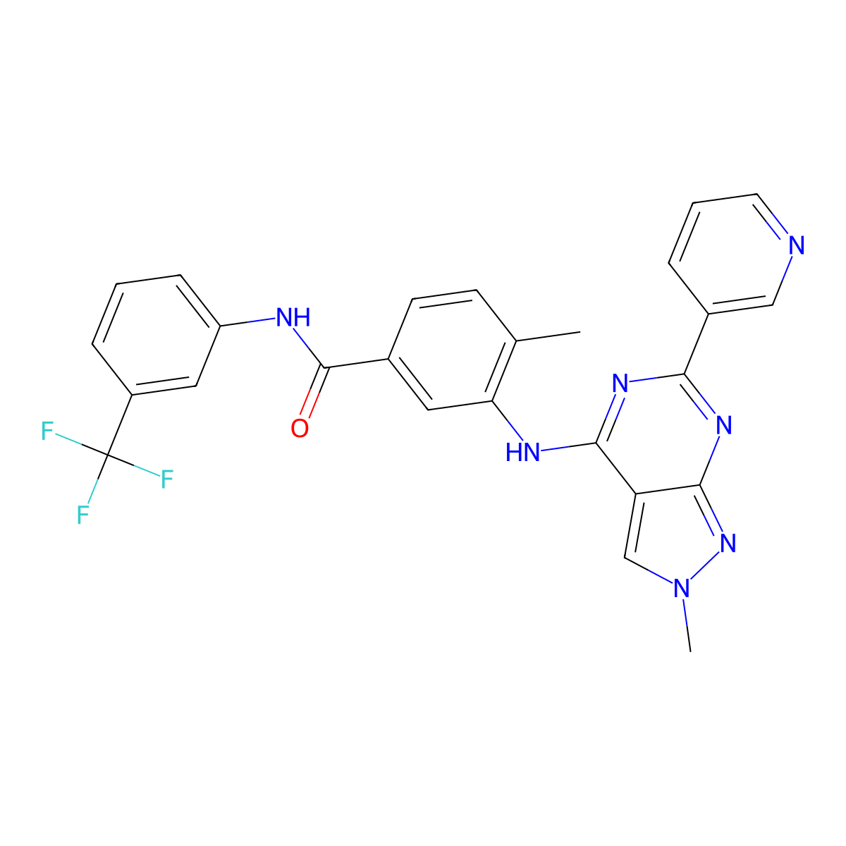 NVP-BHG712 isomer molecular structure, CAS 2245892-85-5