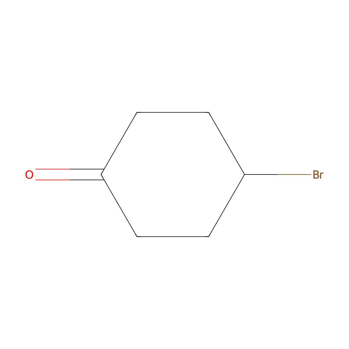 4-Bromocyclohexan-1-one molecular structure, CAS 22460-52-2
