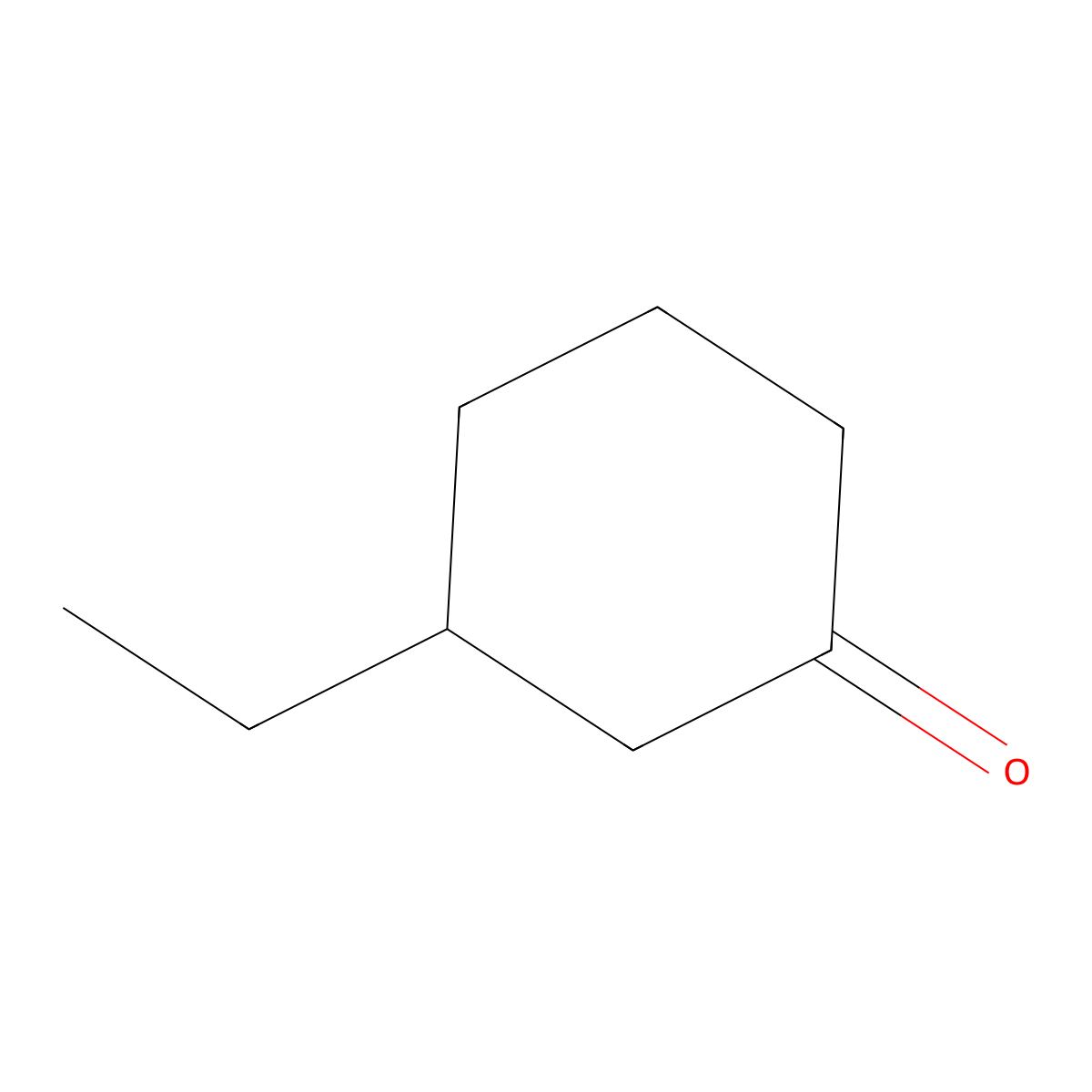 3-Ethylcyclohexanone molecular structure, CAS 22461-89-8