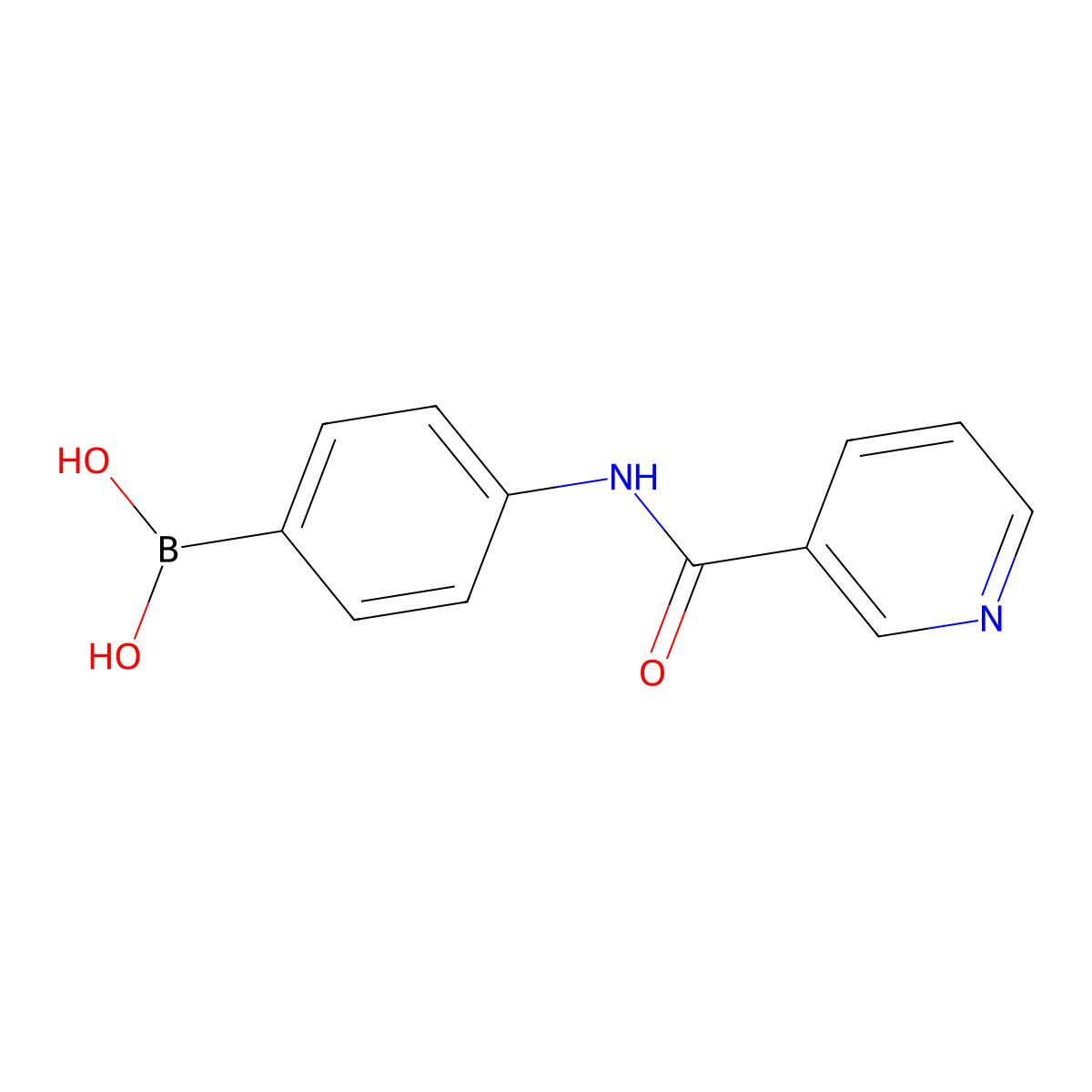4-(Nicotinamido)phenylboronic acid molecular structure, CAS 2246548-35-4