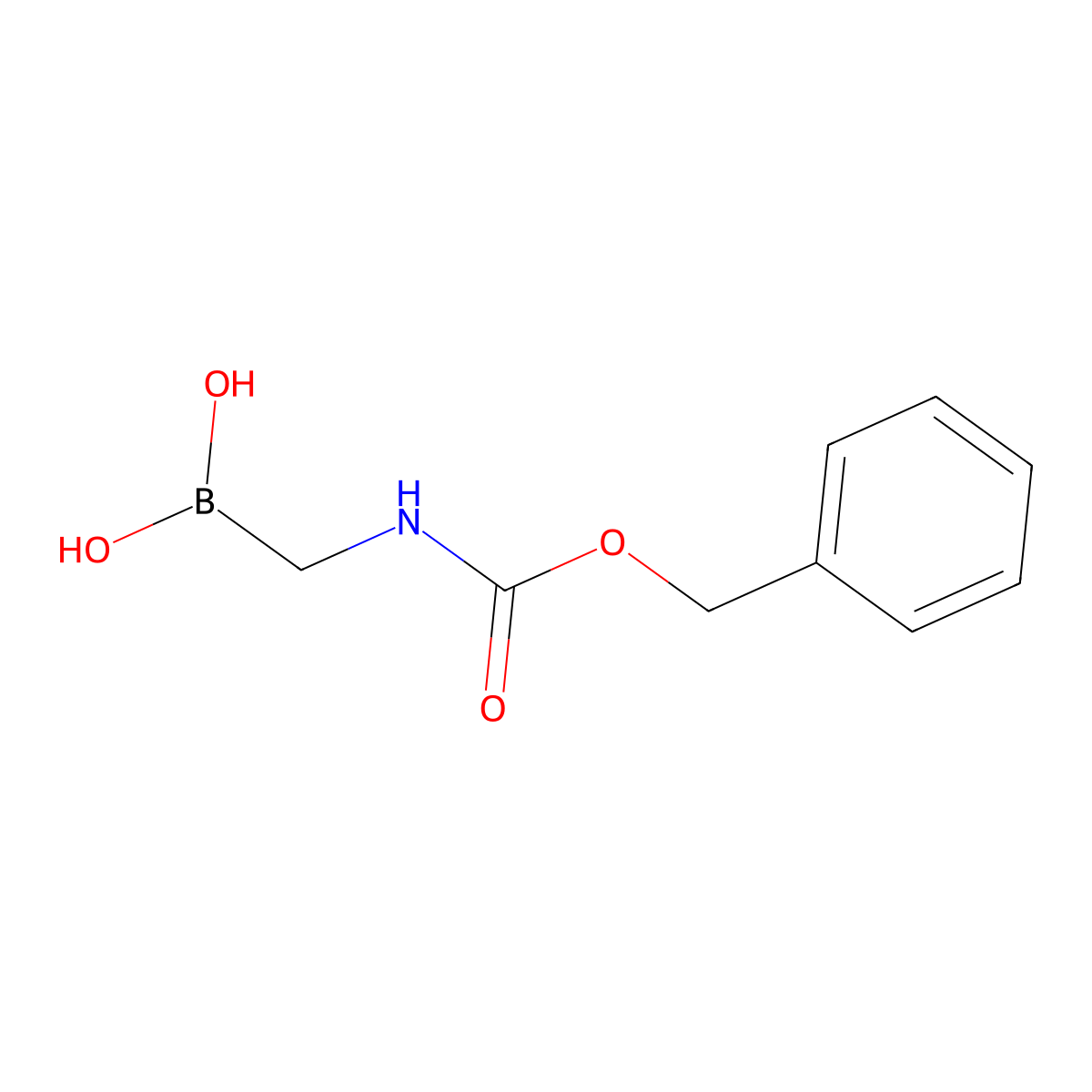 ({[(Benzyloxy)carbonyl]amino}methyl)boronic acid molecular structure, CAS 2246552-24-7