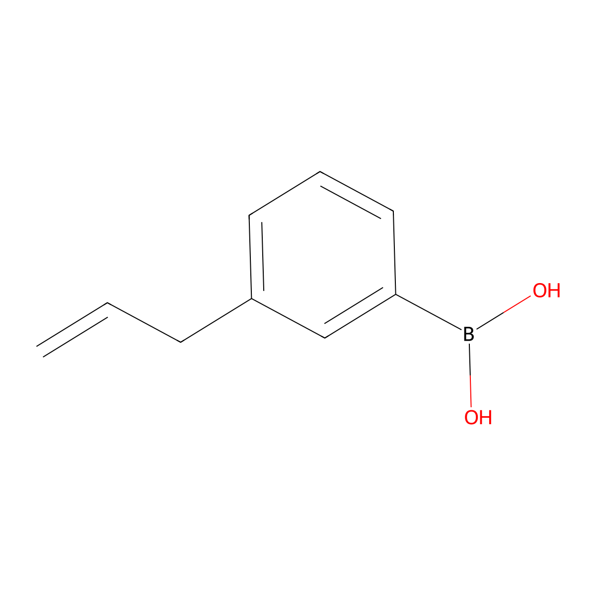 3-(Prop-2-en-1-yl)phenylboronic acid molecular structure, CAS 2246556-65-8