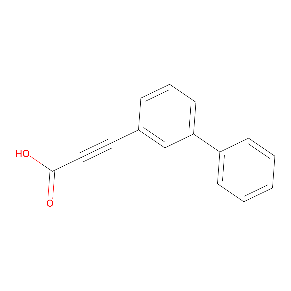 3-(3-Phenylphenyl)prop-2-ynoicacid molecular structure, CAS 2246668-54-0