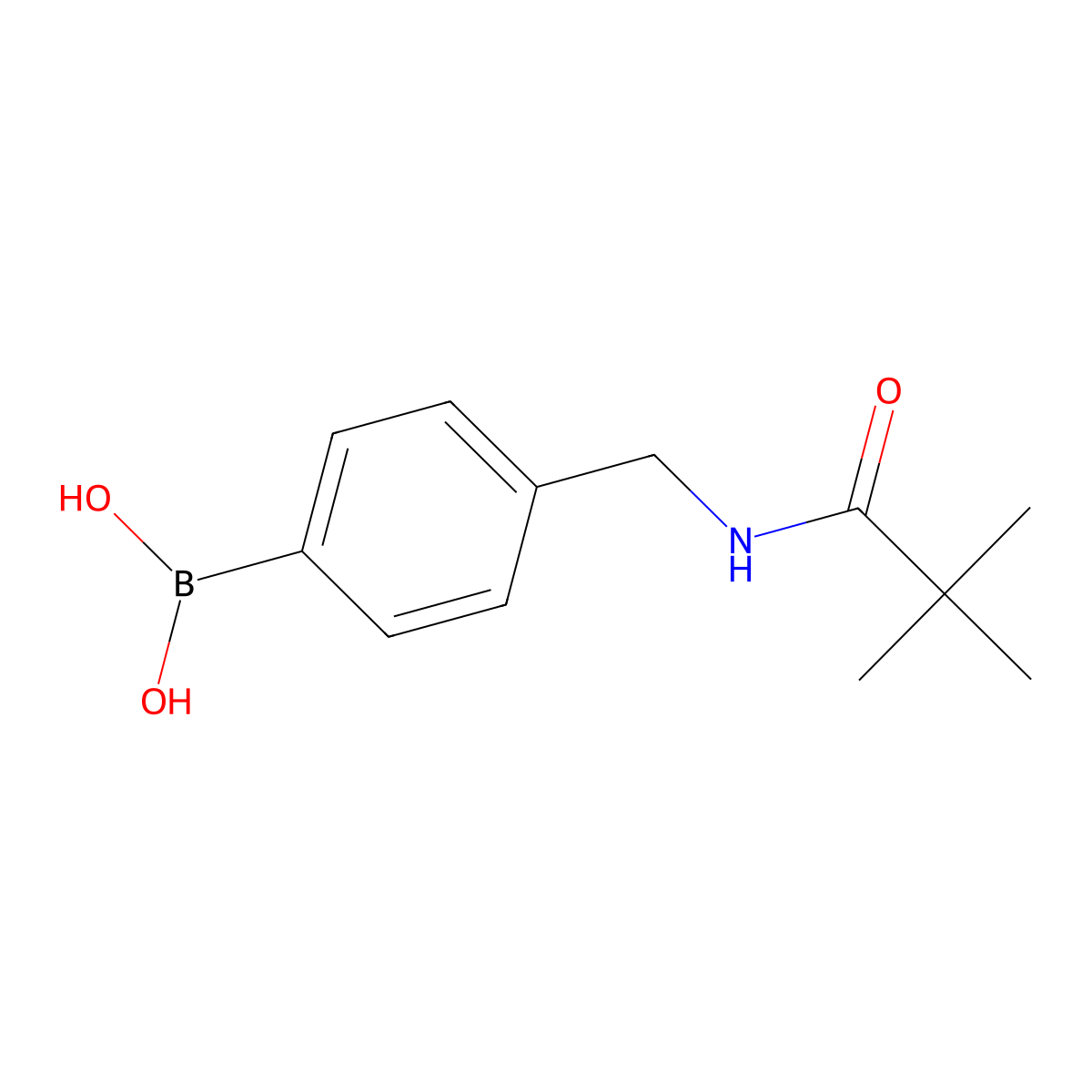 (4-(Pivalamidomethyl)phenyl)boronic acid molecular structure, CAS 2246677-65-4