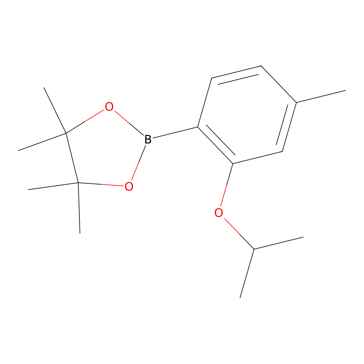 2-Isopropoxy-4-methylphenylboronic acid pinacol ester molecular structure, CAS 2246710-01-8