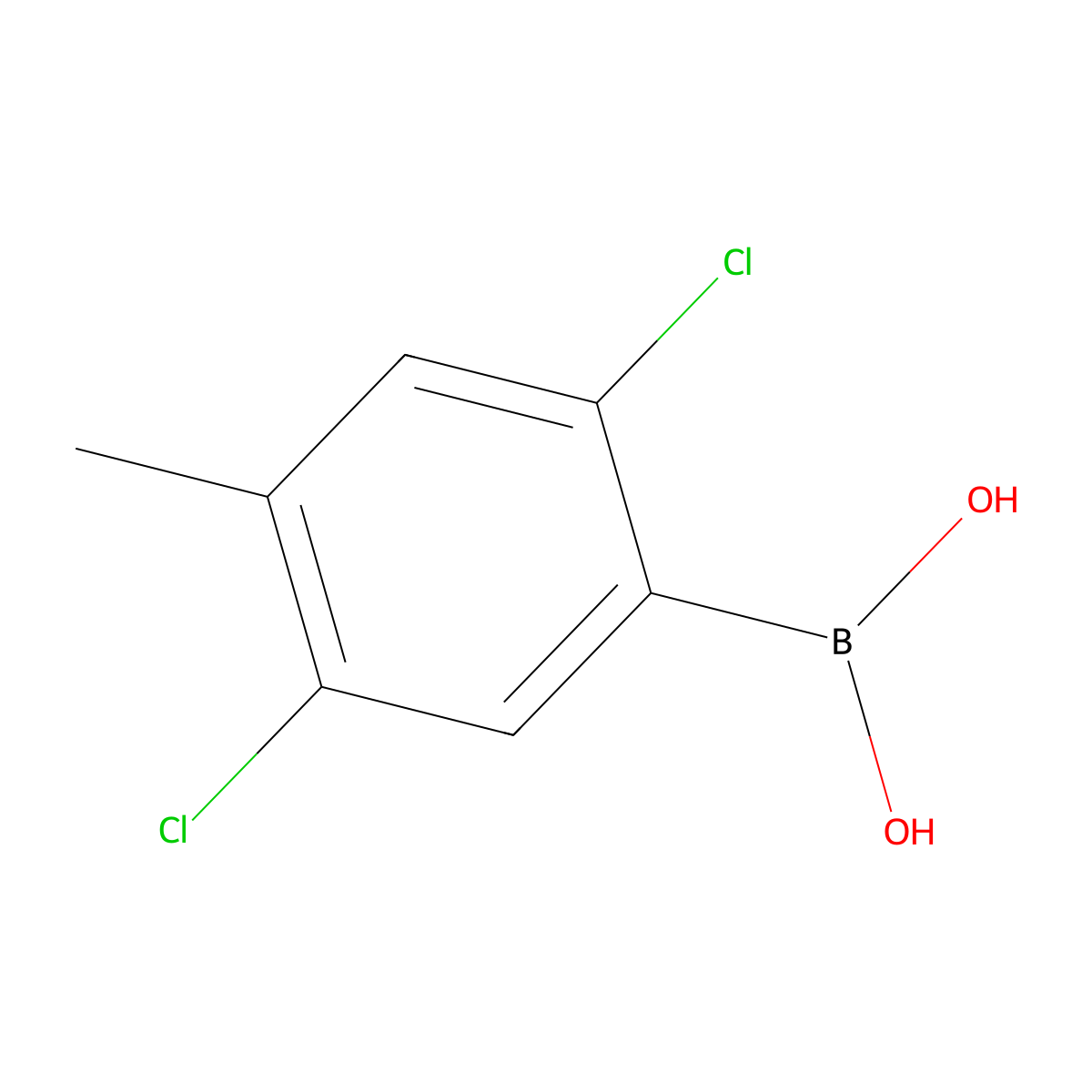 2,5-Dichloro-4-methylboronic acid molecular structure, CAS 2246725-44-8