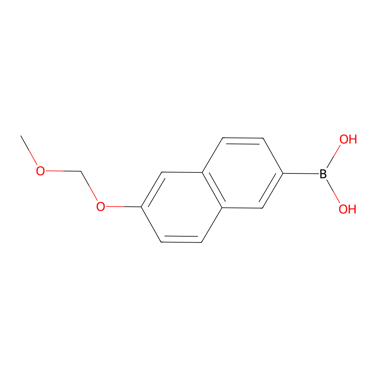6-(Methoxymethoxy)naphthalene-2-boronic acid molecular structure, CAS 2246782-98-7