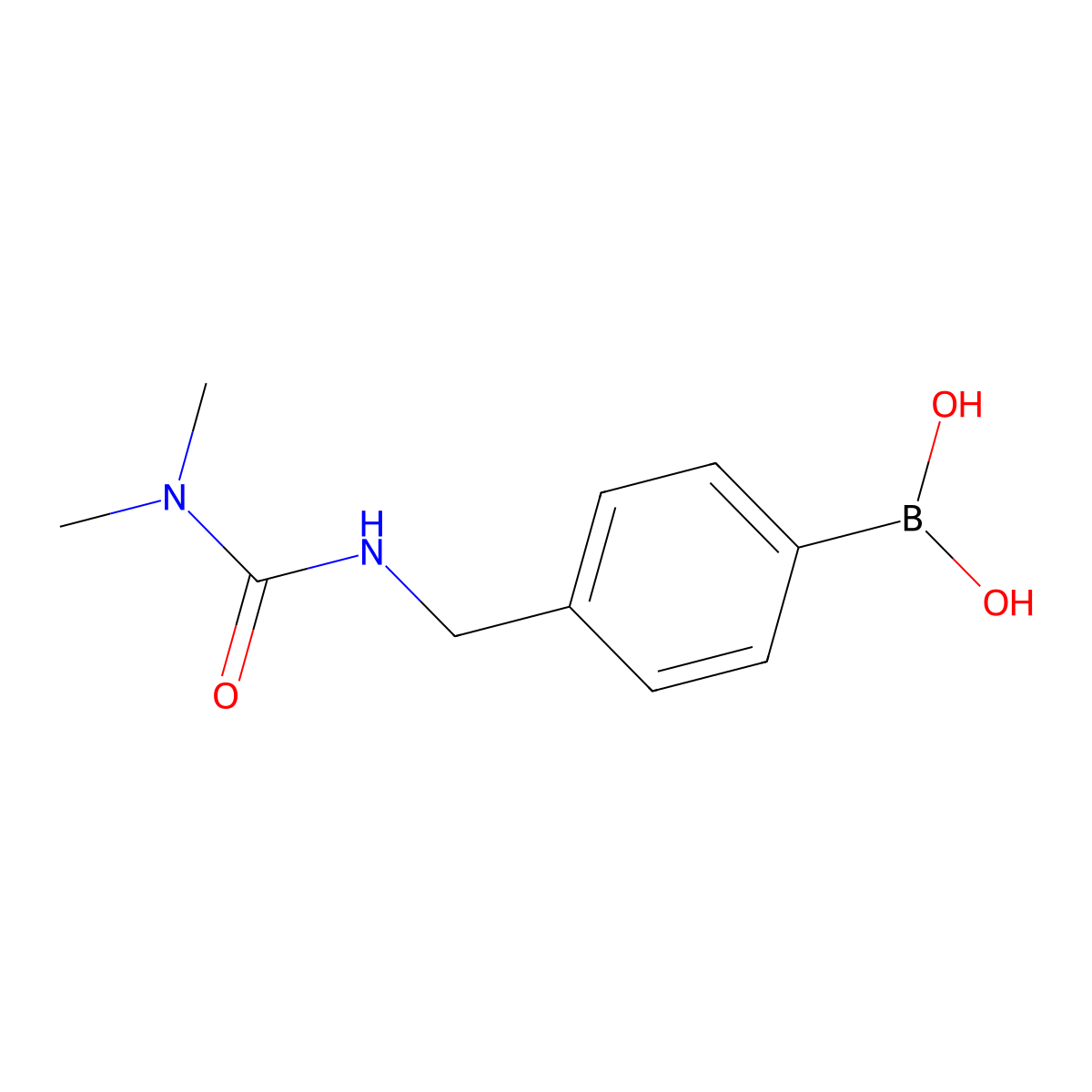 (4-((3,3-Dimethylureido)methyl)phenyl)boronic acid molecular structure, CAS 2246815-87-0