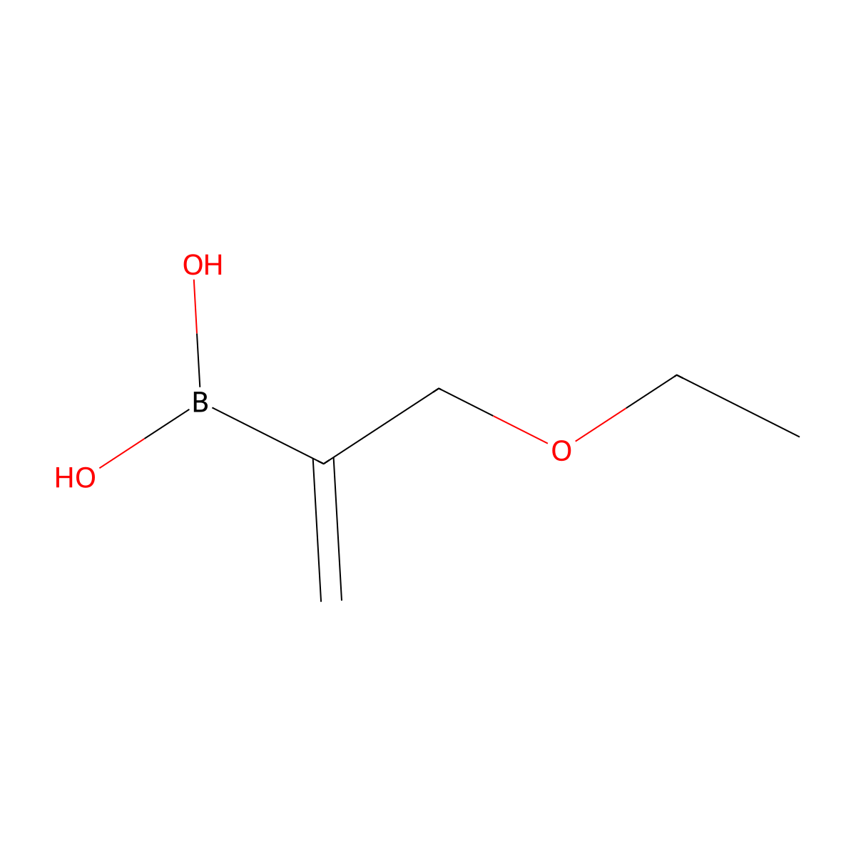 (3-Ethoxyprop-1-en-2-yl)boronic acid molecular structure, CAS 2246831-37-6