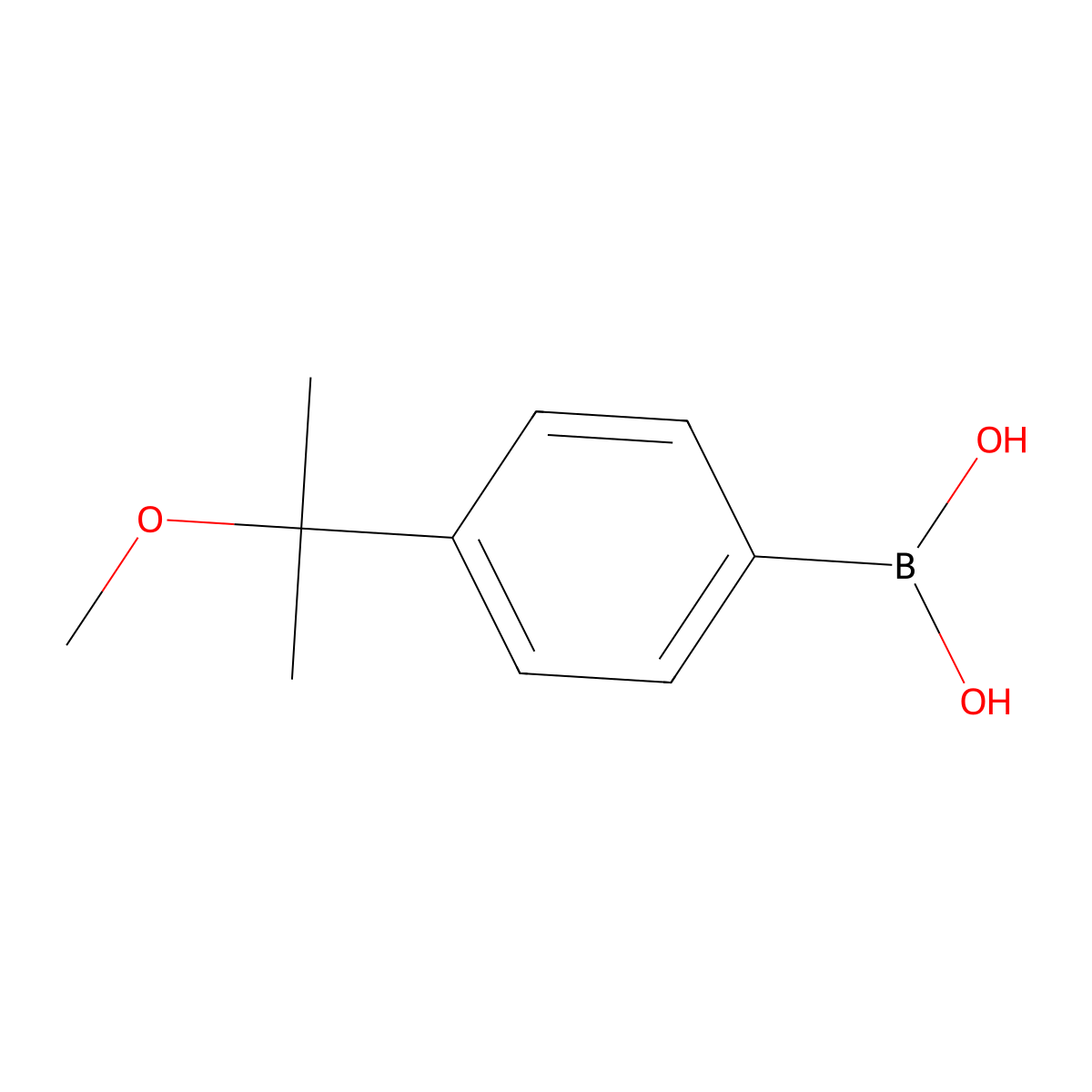 [4-(2-Methoxypropan-2-yl)phenyl]boronic acid molecular structure, CAS 2246856-38-0