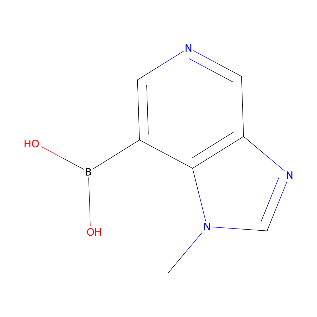 {1-methyl-1H-imidazo[4,5-c]pyridin-7-yl}boronic acid molecular structure, CAS 2246863-50-1