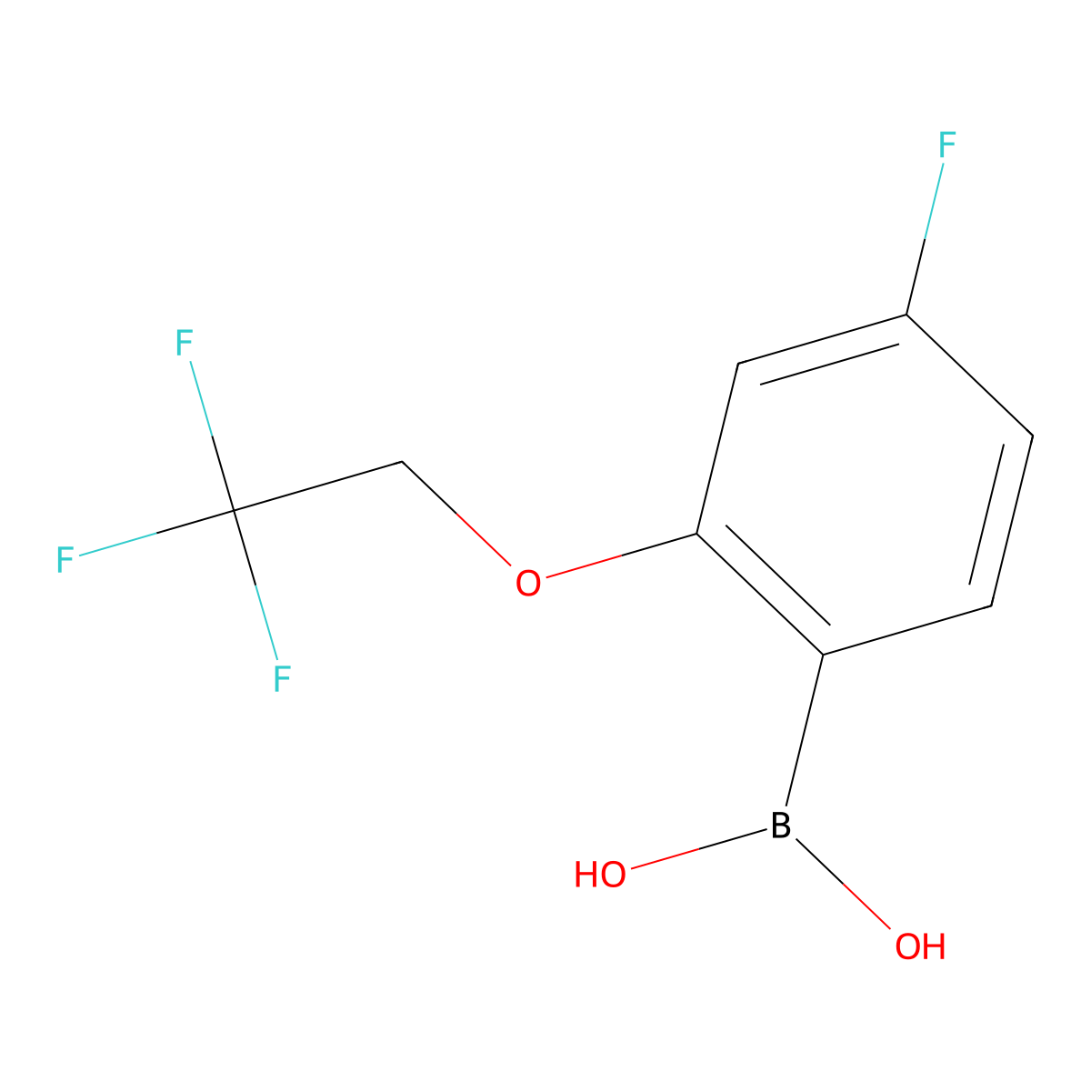 [4-Fluoro-2-(2,2,2-trifluoroethoxy)phenyl]boronicacid molecular structure, CAS 2246896-69-3
