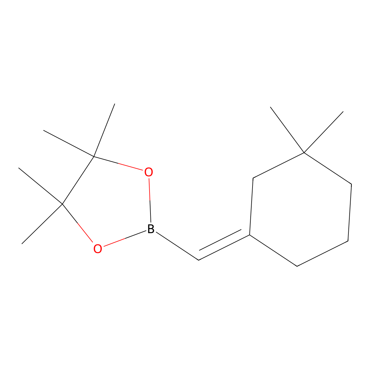2-{[(1z)-3,3-Dimethylcyclohexylidene]methyl}-4,4,5,5-tetramethyl-1,3,2-dioxaborolane molecular structure, CAS 2246915-35-3