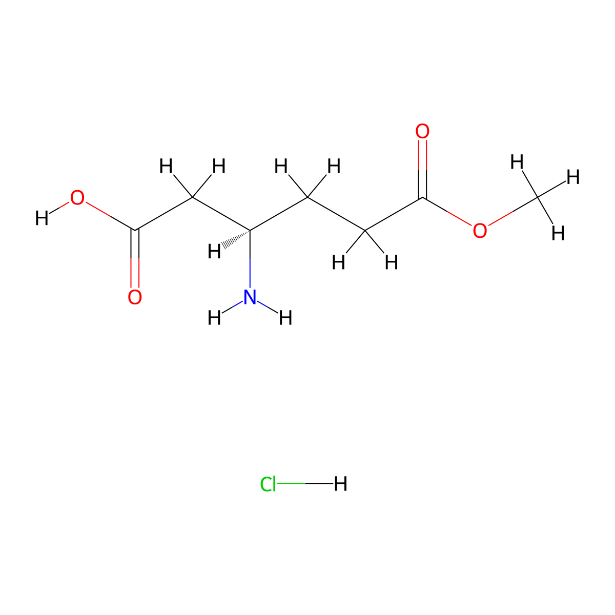 (3R)-3-amino-6-methoxy-6-oxohexanoic acid hydrochloride molecular structure, CAS 2247088-04-4