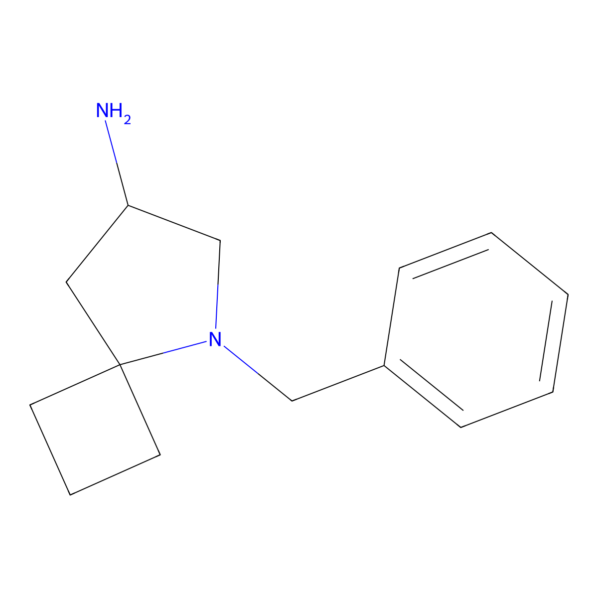 5-Benzyl-5-azaspiro[3.4]octan-7-amine molecular structure, CAS 2247101-98-8