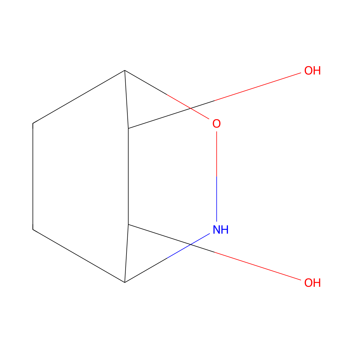 2-Oxa-3-azabicyclo[2.2.2]octane-5,6-diol molecular structure, CAS 2247102-21-0