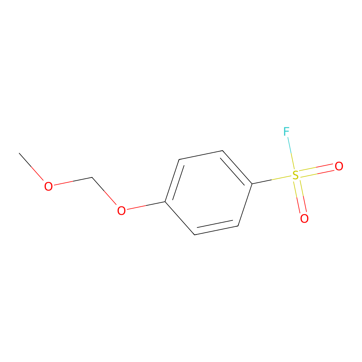 4-(Methoxymethoxy)benzene-1-sulfonyl fluoride molecular structure, CAS 2247102-80-1