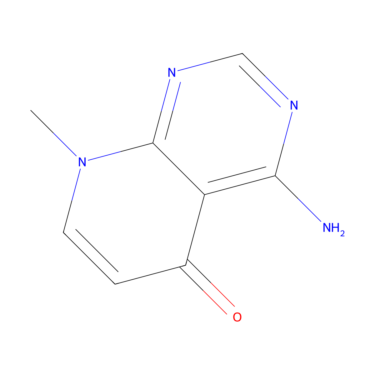 4-amino-8-methyl-5H,8H-pyrido[2,3-d]pyrimidin-5-one molecular structure, CAS 2247103-71-3