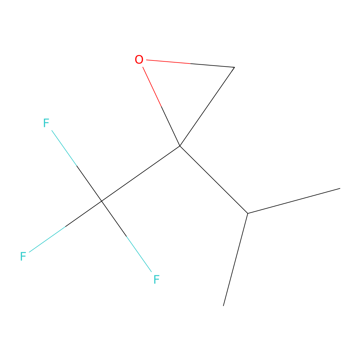 2-(Propan-2-yl)-2-(trifluoromethyl)oxirane molecular structure, CAS 2247104-41-0