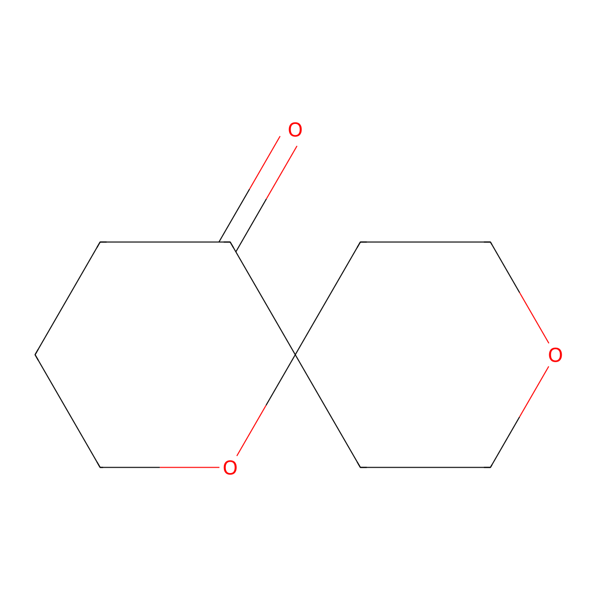 1,9-Dioxaspiro[5.5]undecan-5-one molecular structure, CAS 2247104-54-5