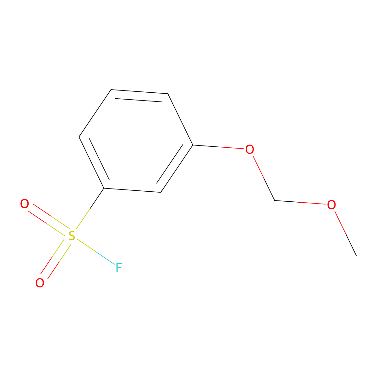 3-(Methoxymethoxy)benzene-1-sulfonylfluoride molecular structure, CAS 2247106-09-6