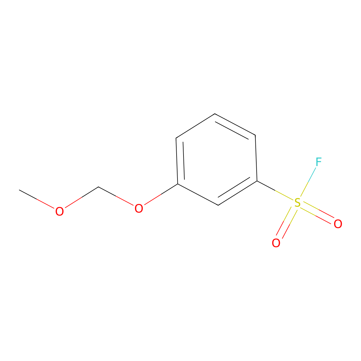 3-(Methoxymethoxy)benzene-1-sulfonylfluoride molecular structure, CAS 2247106-09-6