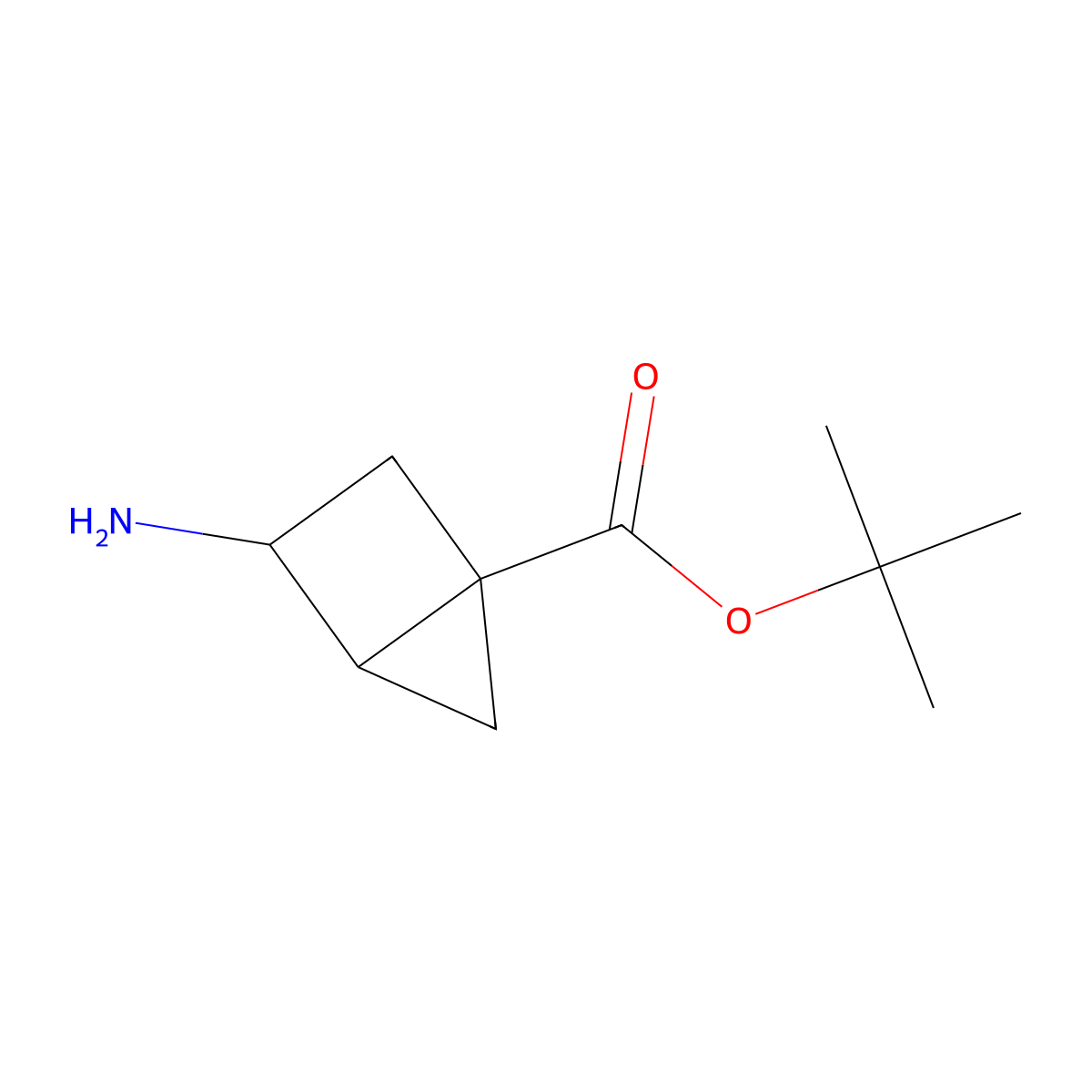 rac-tert-butyl (1R,3S,4S)-3-aminobicyclo[2.1.0]pentane-1-carboxylate molecular structure, CAS 2247106-24-5