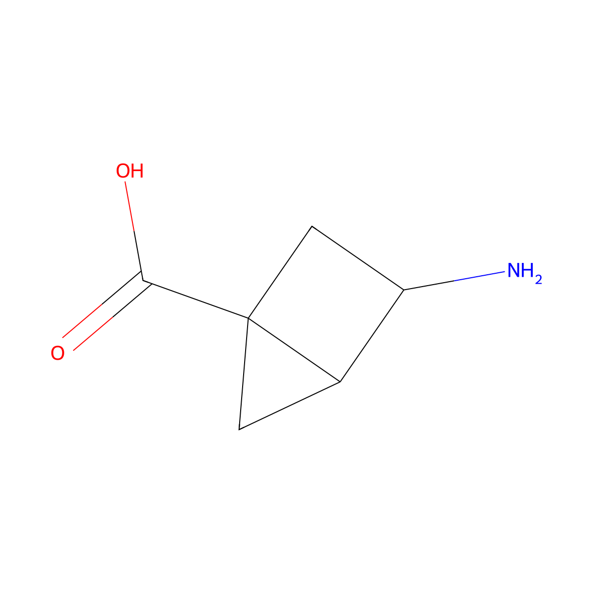 rac-(1R,3S,4S)-3-aminobicyclo[2.1.0]pentane-1-carboxylic acid molecular structure, CAS 2247106-57-4