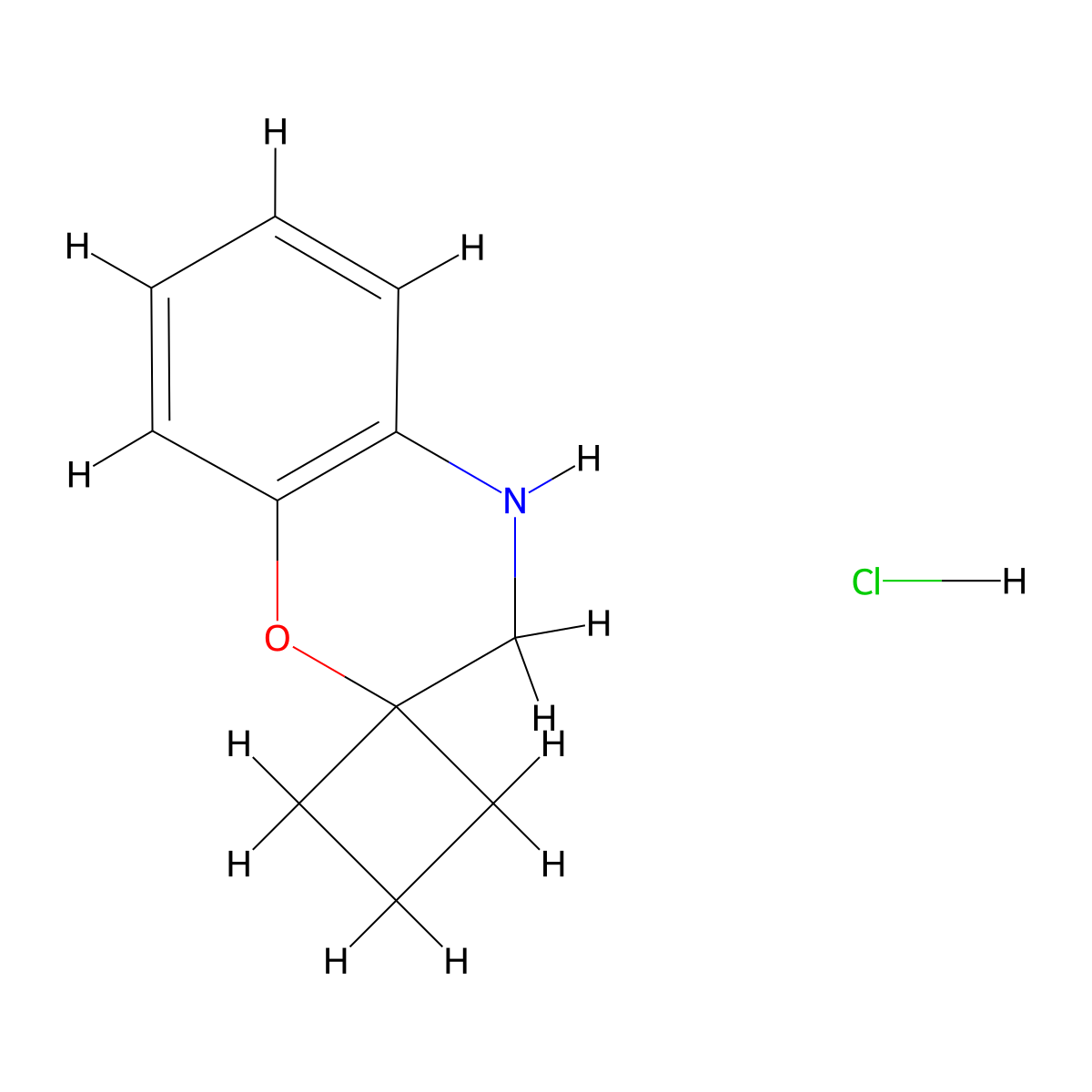 3,4-Dihydrospiro[1,4-benzoxazine-2,1'-cyclobutane] hydrochloride molecular structure, CAS 2247106-91-6