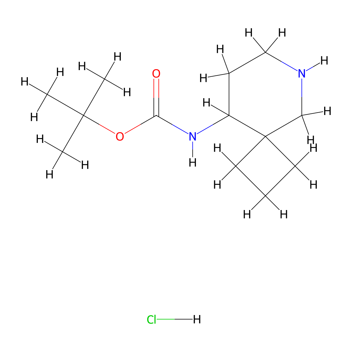 Tert-butyl N-(6-azaspiro[3.5]nonan-9-yl)carbamate;hydrochloride molecular structure, CAS 2247107-77-1