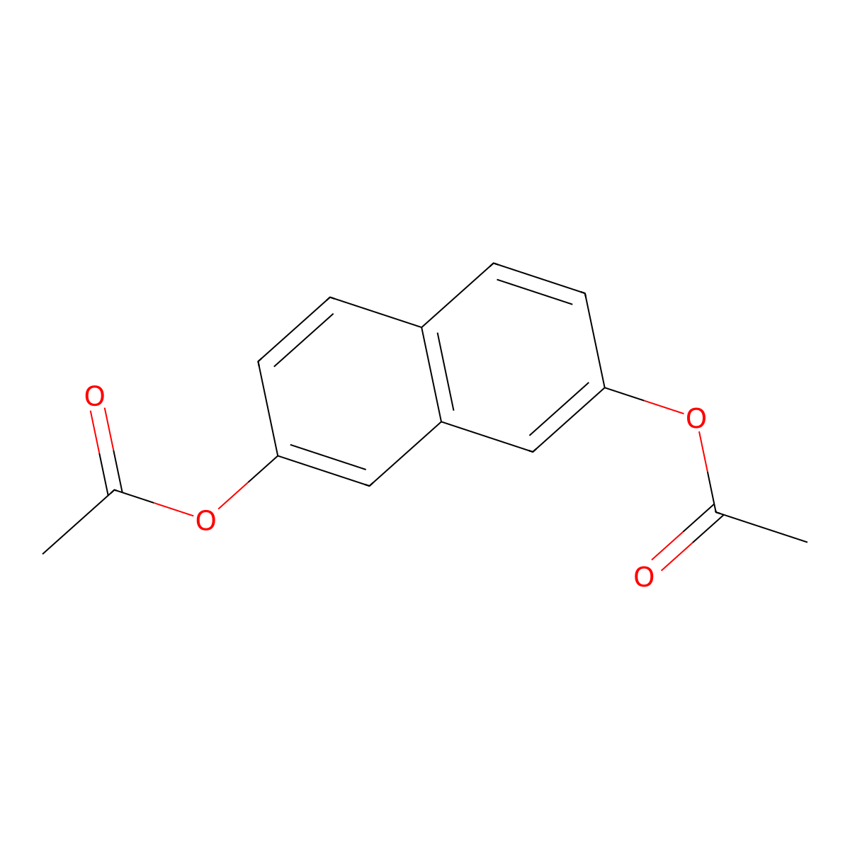 2,7-Diacetoxynaphthalene molecular structure, CAS 22472-26-0