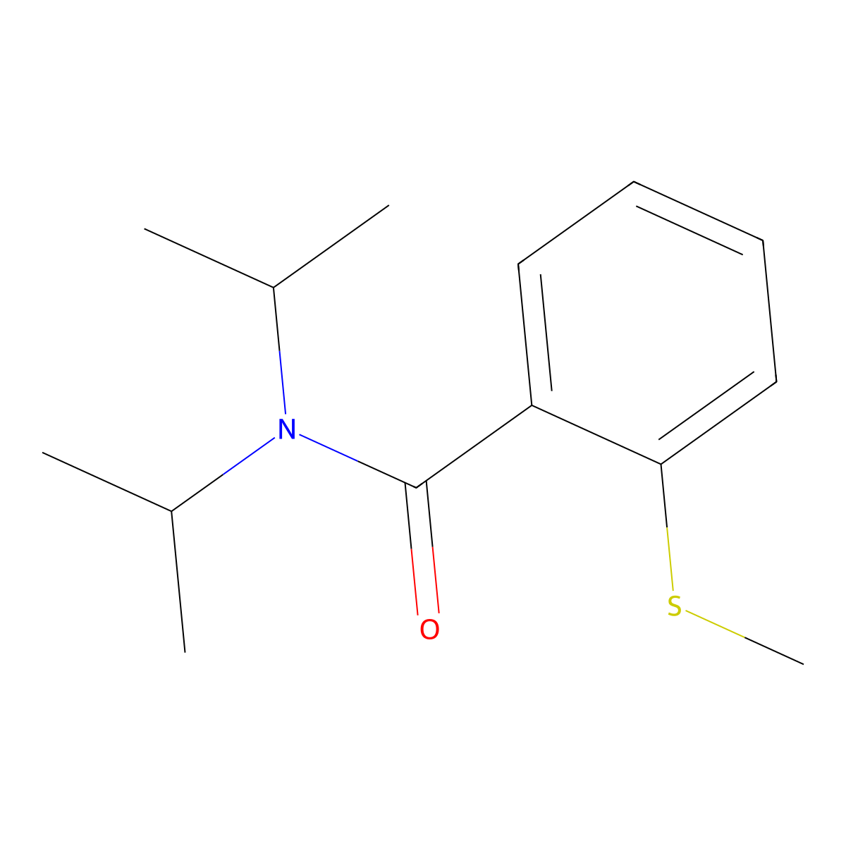 N,N-Bis(1-methylethyl)-2-(methylthio)benzamide molecular structure, CAS 2247328-24-9
