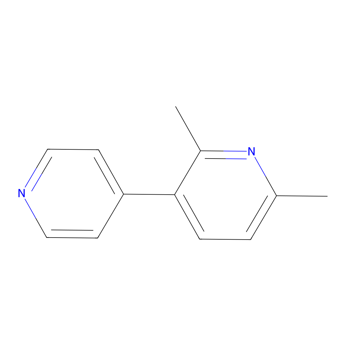2,6-Dimethyl-3,4'-bipyridine molecular structure, CAS 2247630-18-6