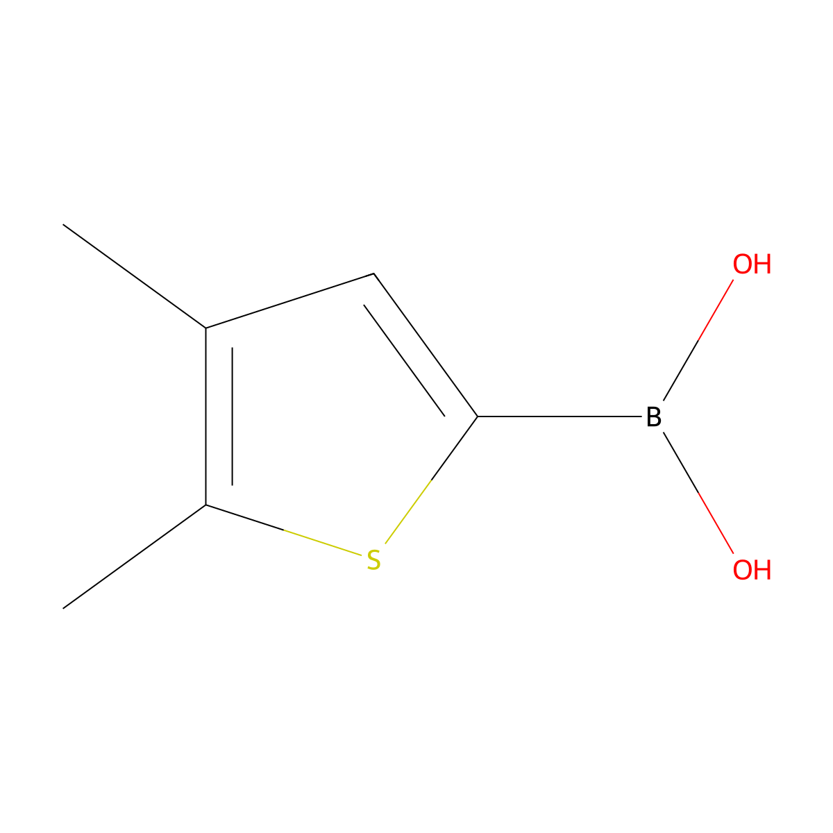 (4,5-Dimethylthiophen-2-yl)boronic acid molecular structure, CAS 2247805-49-6