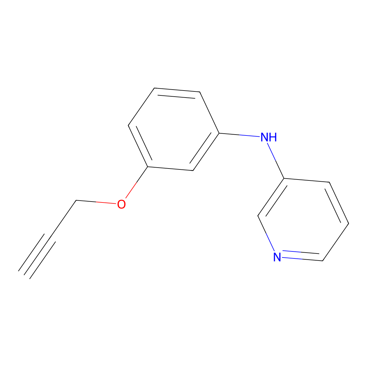 N-(3-(prop-2-yn-1-yloxy)phenyl)pyridin-3-amine molecular structure, CAS 2247849-82-5