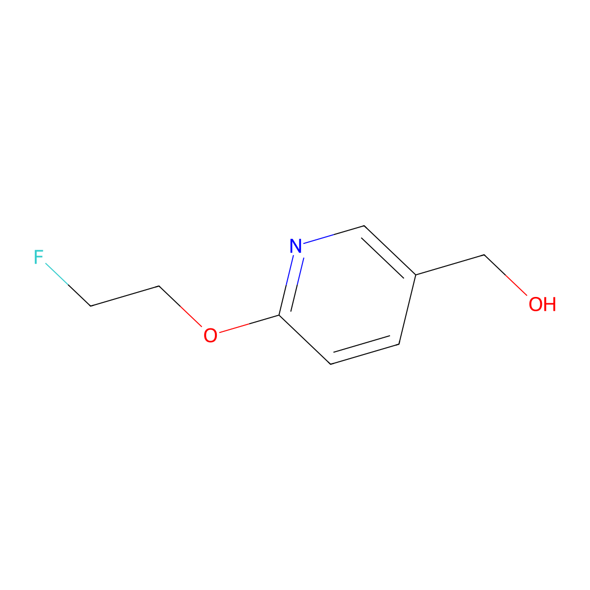 (6-(2-Fluoroethoxy)pyridin-3-yl)methanol molecular structure, CAS 2247849-85-8