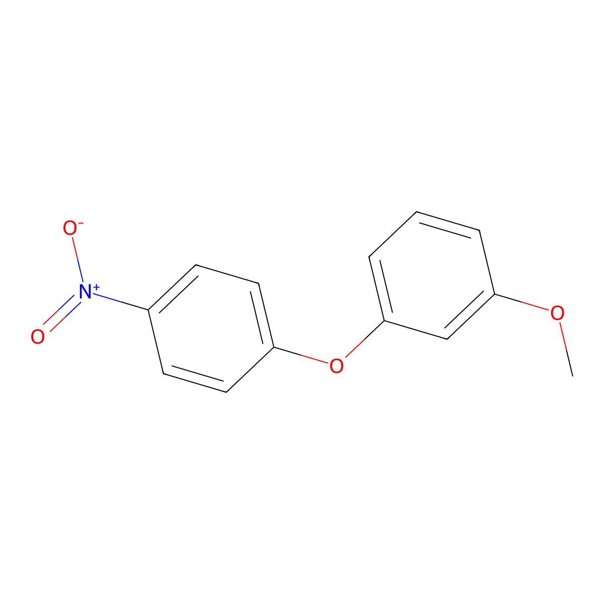 1-Methoxy-3-(4-nitrophenoxy)benzene molecular structure, CAS 22479-76-1