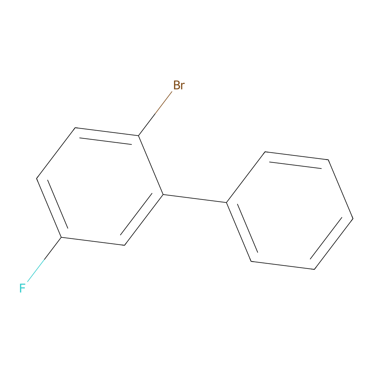 2-Bromo-5-fluoro-1,1'-biphenyl molecular structure, CAS 2247960-33-2