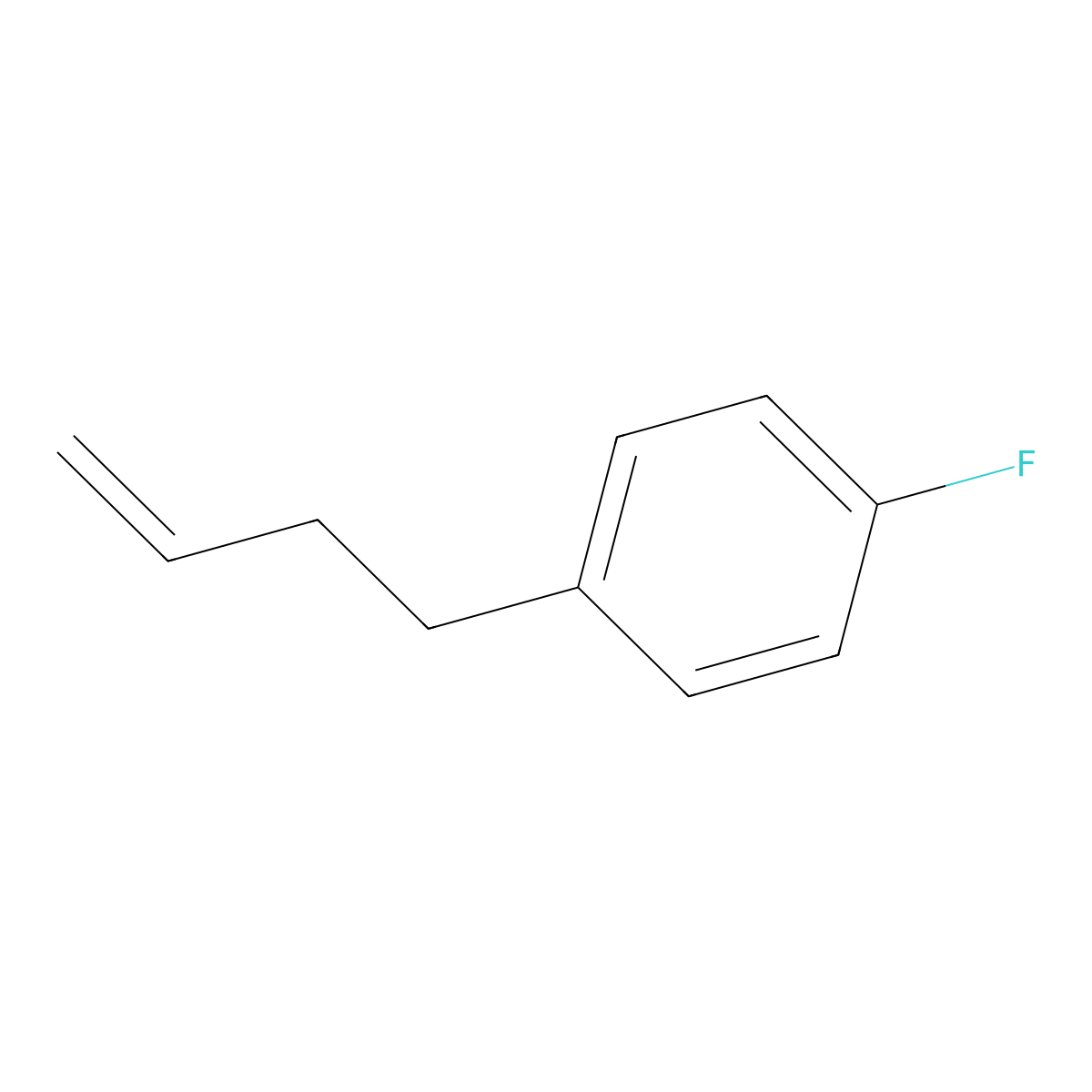 1-(But-3-en-1-yl)-4-fluorobenzene molecular structure, CAS 2248-13-7