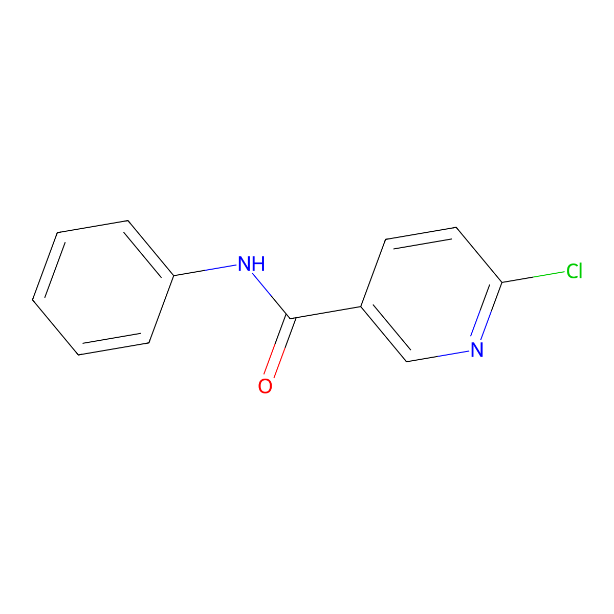 6-chloro-N-phenylpyridine-3-carboxamide molecular structure, CAS 224817-03-2