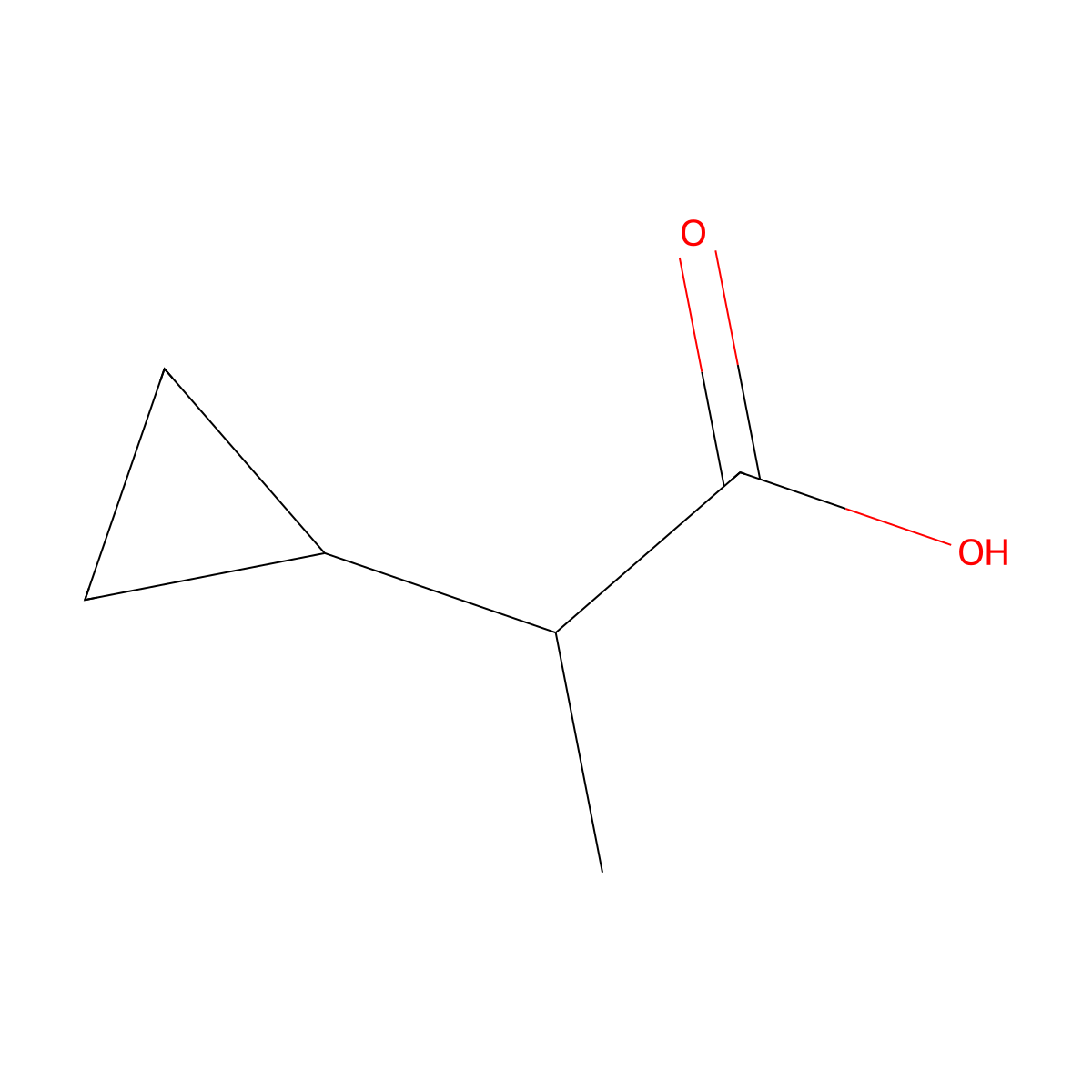 (2S)-2-cyclopropylpropanoic acid molecular structure, CAS 2248174-75-4